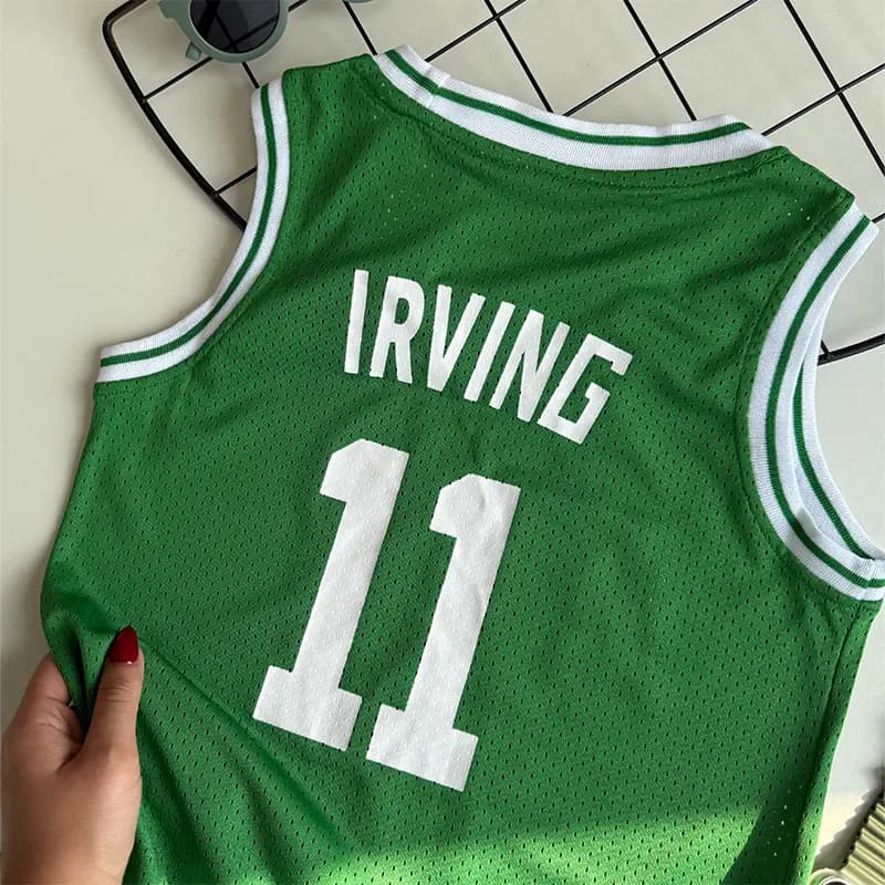 تاپ و شلوارک پسرانه ورزشی بهار و تابستانه مدل سلتیکس (Celtics) کد4161 — تصویر ۶