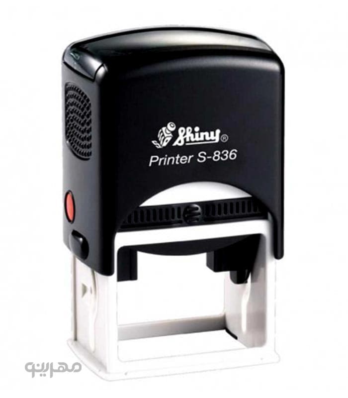 مهر ژلاتینی مستطیل شاینی Shiny S-836 — تصویر ۳