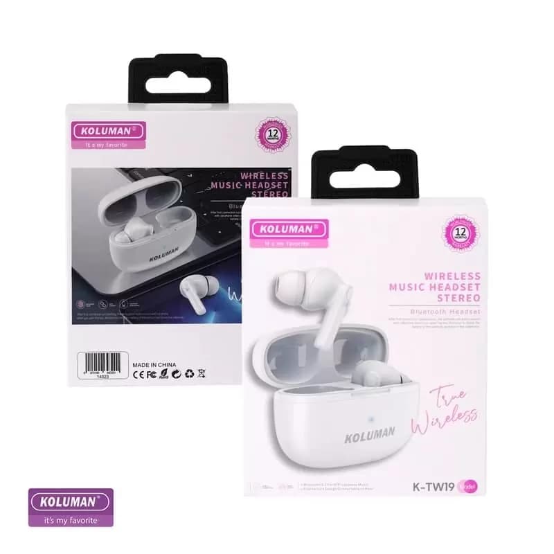هدفون بلوتوثی کلومن مدل K-TW19 — تصویر ۸
