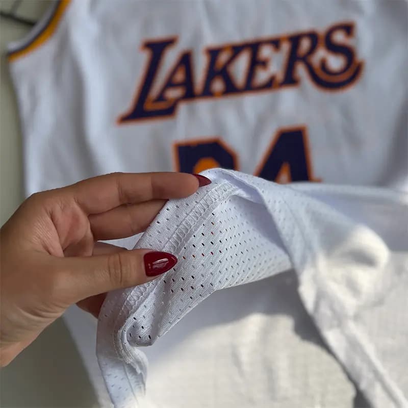 تاپ و شلوارک پسرانه ورزشی بهار و تابستانه مدل لیکرز (Lakers) کد 4283 — تصویر ۴