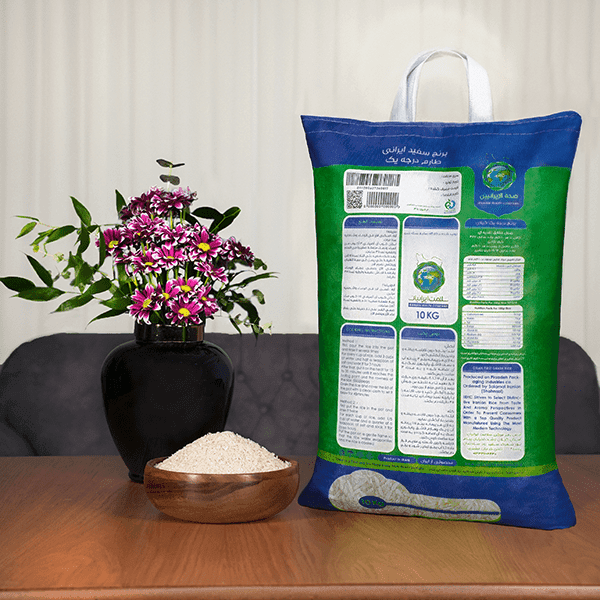 برنج طارم ممتاز درجه یک گیلان 10 کیلوگرم — تصویر ۲