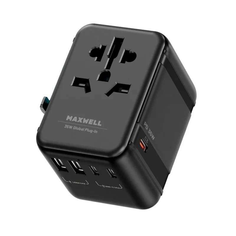 آداپتور و شارژر دیواری 35 واتی مکسول مدل 35W Gan