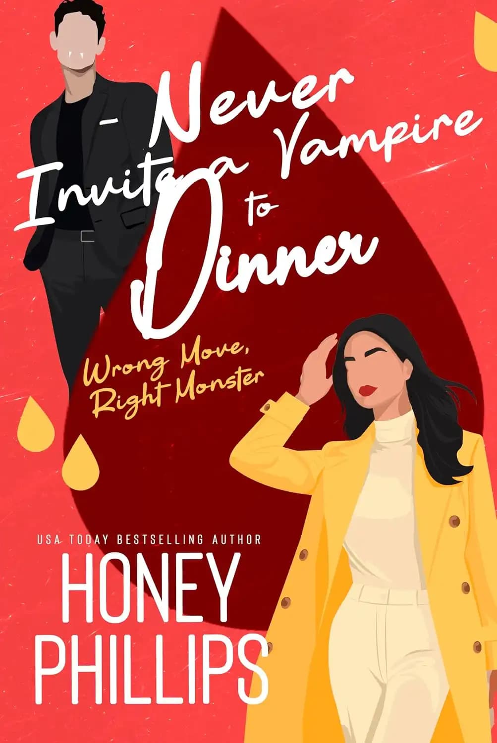 کتاب هرگز یک خون‌آشام را برای شام دعوت نکنید (Never Invite a Vampire to Dinner) نسخه انگلیسی PDF | هانی فیلیپس
