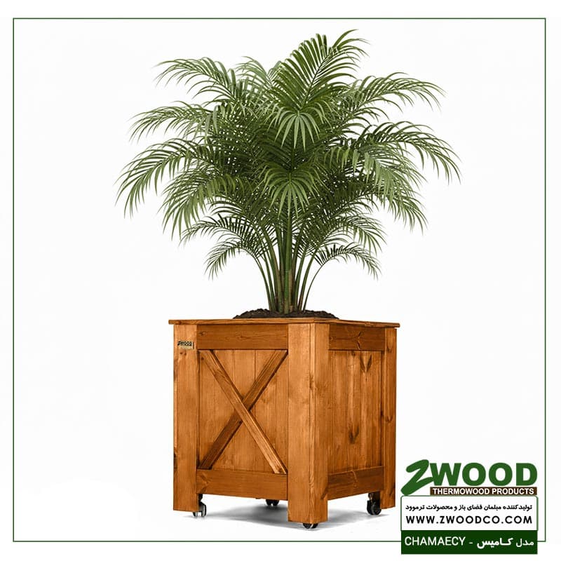 گلدان اداری بزرگ کامیس – برند zwood — تصویر ۲