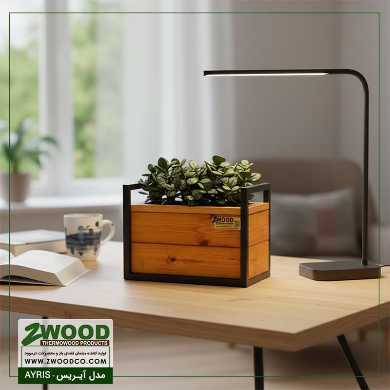 گلدان تبلیغاتی چوبی آیریس – برندzwood — تصویر ۵