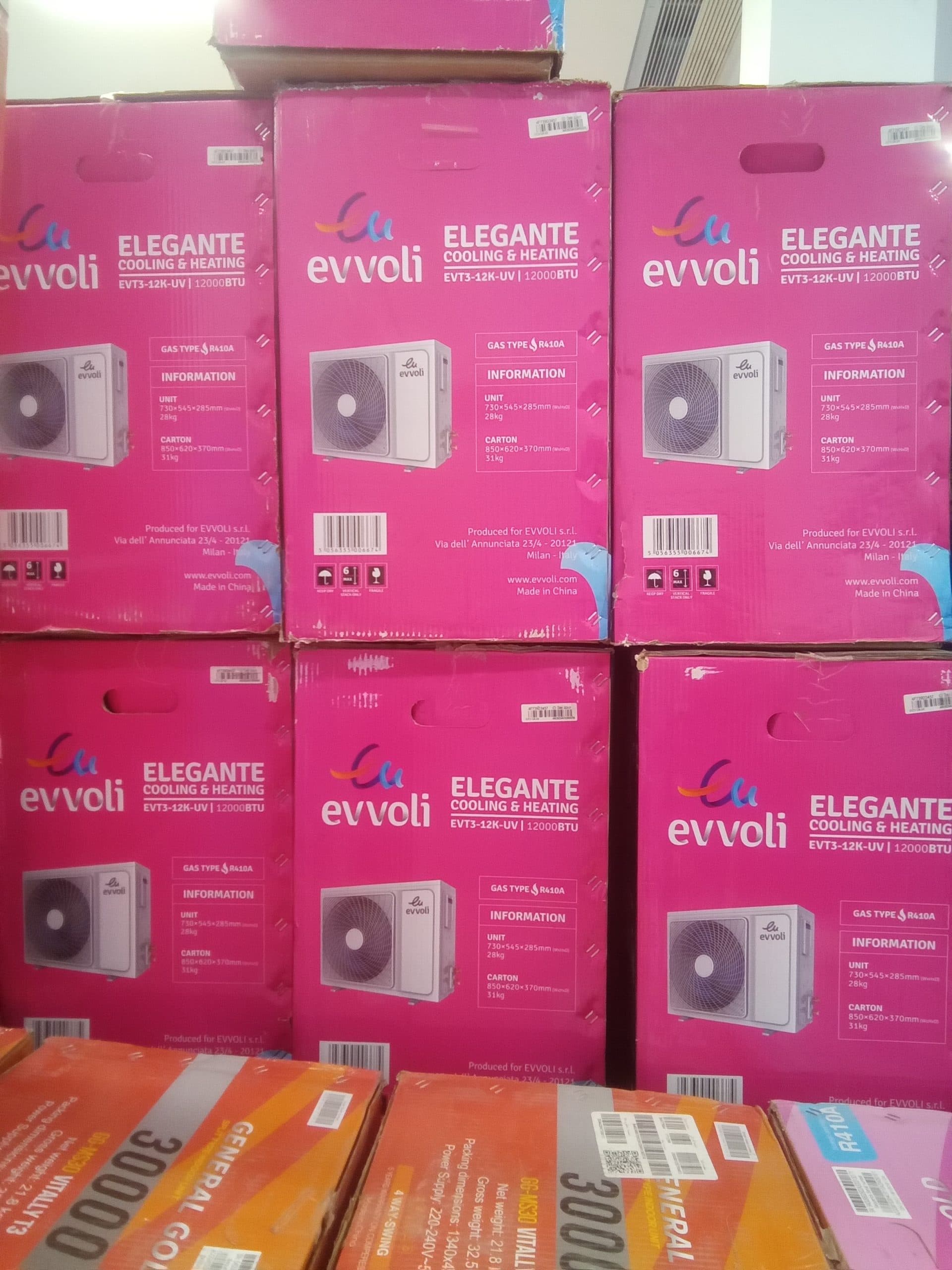 کولرگازی ایوولی 12000 مدل EVT3-12K-UV الگانت کد T3 (نسل 4) — تصویر ۲