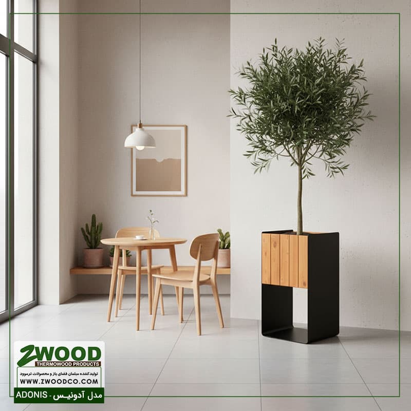 فلاور باکس چوبی آدونیس – برندzwood