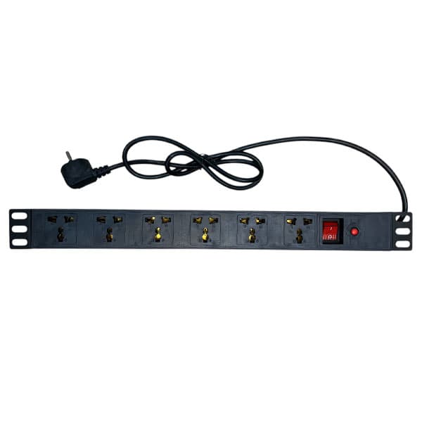 پاور ماژول 6 پورت بدنه آلومینیوم رک مونت وارداتی 1U
