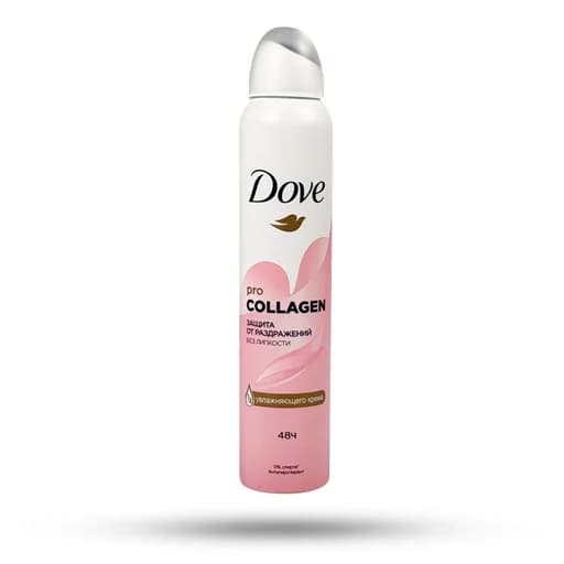 اسپری ضدتعریق زنانه داو 200 میل روسیه مدل Pro Collagen