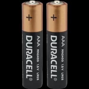باتری نیم قلمی (AAA) دوراسل مدل Duralock Plus Power بسته 2 عددی — تصویر ۲