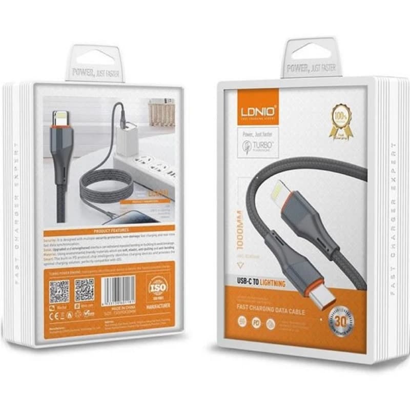 کابل تبدیل USB به لایتنینگ الدینیو مدل LC641I — تصویر ۳