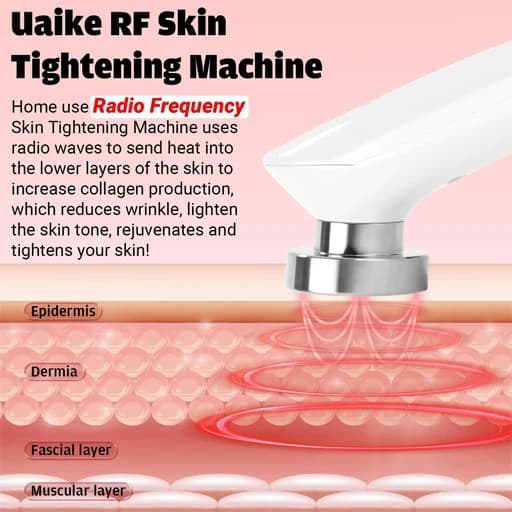 دستگاه لیفت و جوانسازی صورت Uaike مدل T1 High Frequency مناسب استفاده خانگی — تصویر ۷