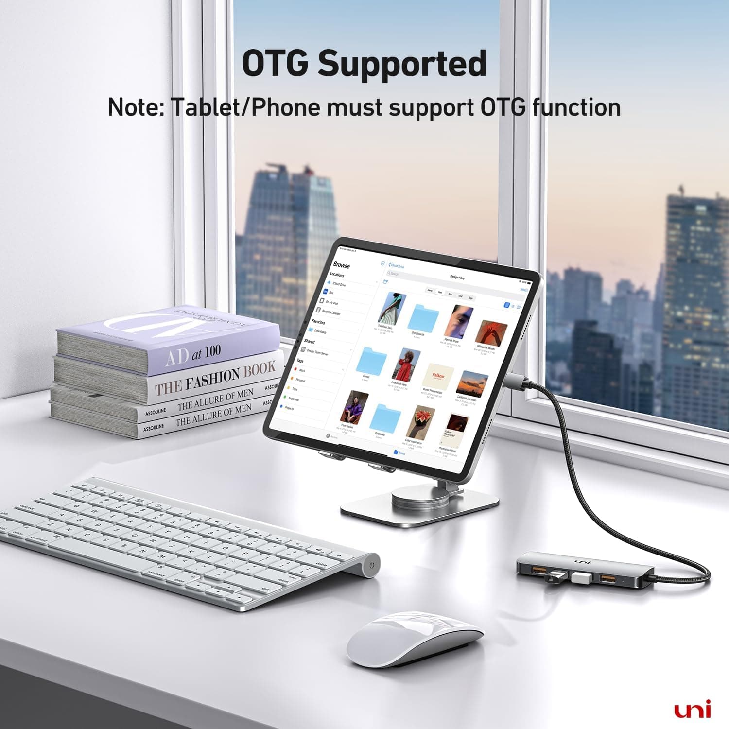 تبدیل و اسپلیتر USB-C به USB برند uni با سرعت 10Gbps — تصویر ۷