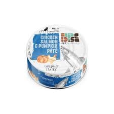 کنسرو گربه DPS پته با طعم مرغ، سالمون و کدو (دی پی اس) – ۲۰۰ گرمی