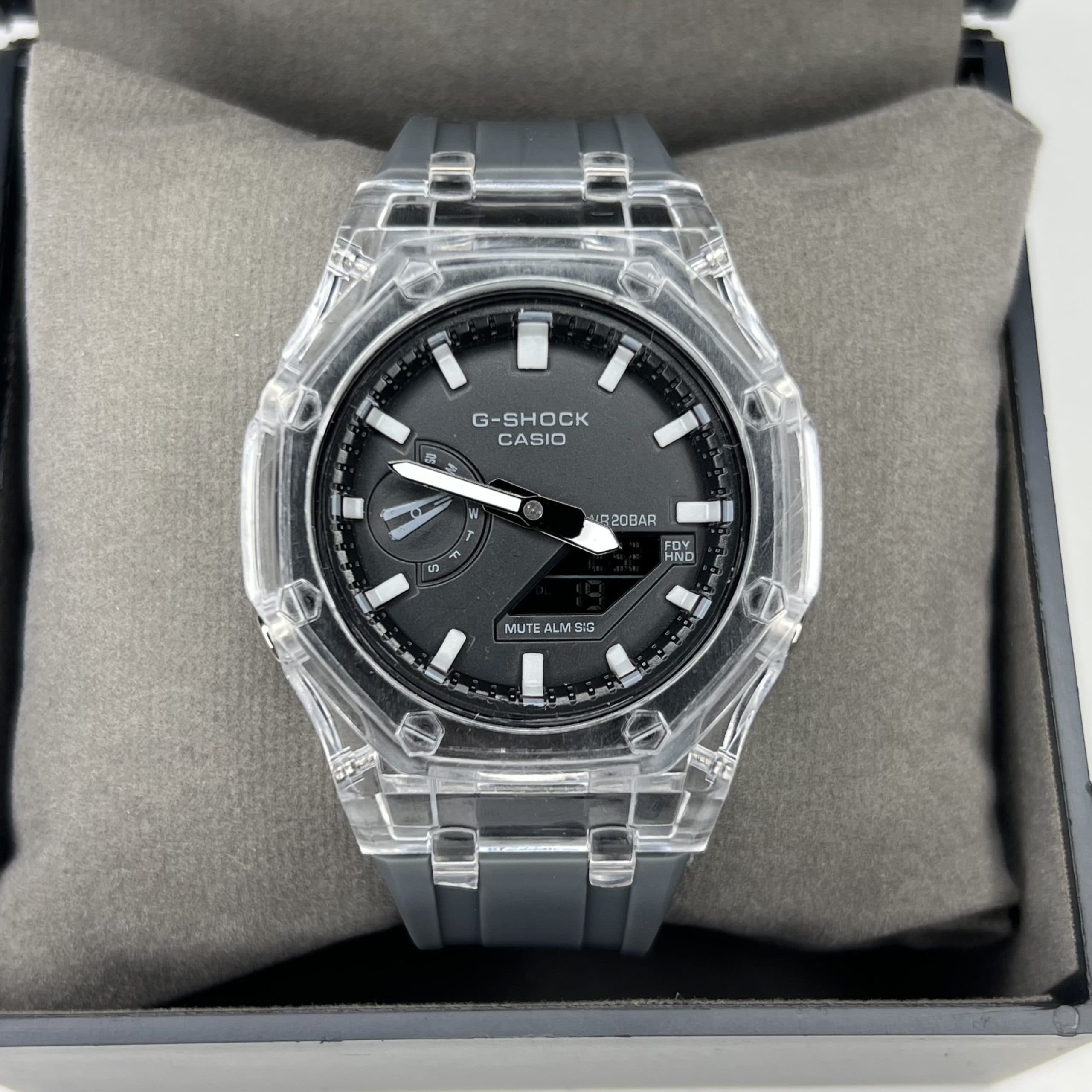 ساعت مچی مردانه کاسیو G_SHOCK پمپی بند رابر
