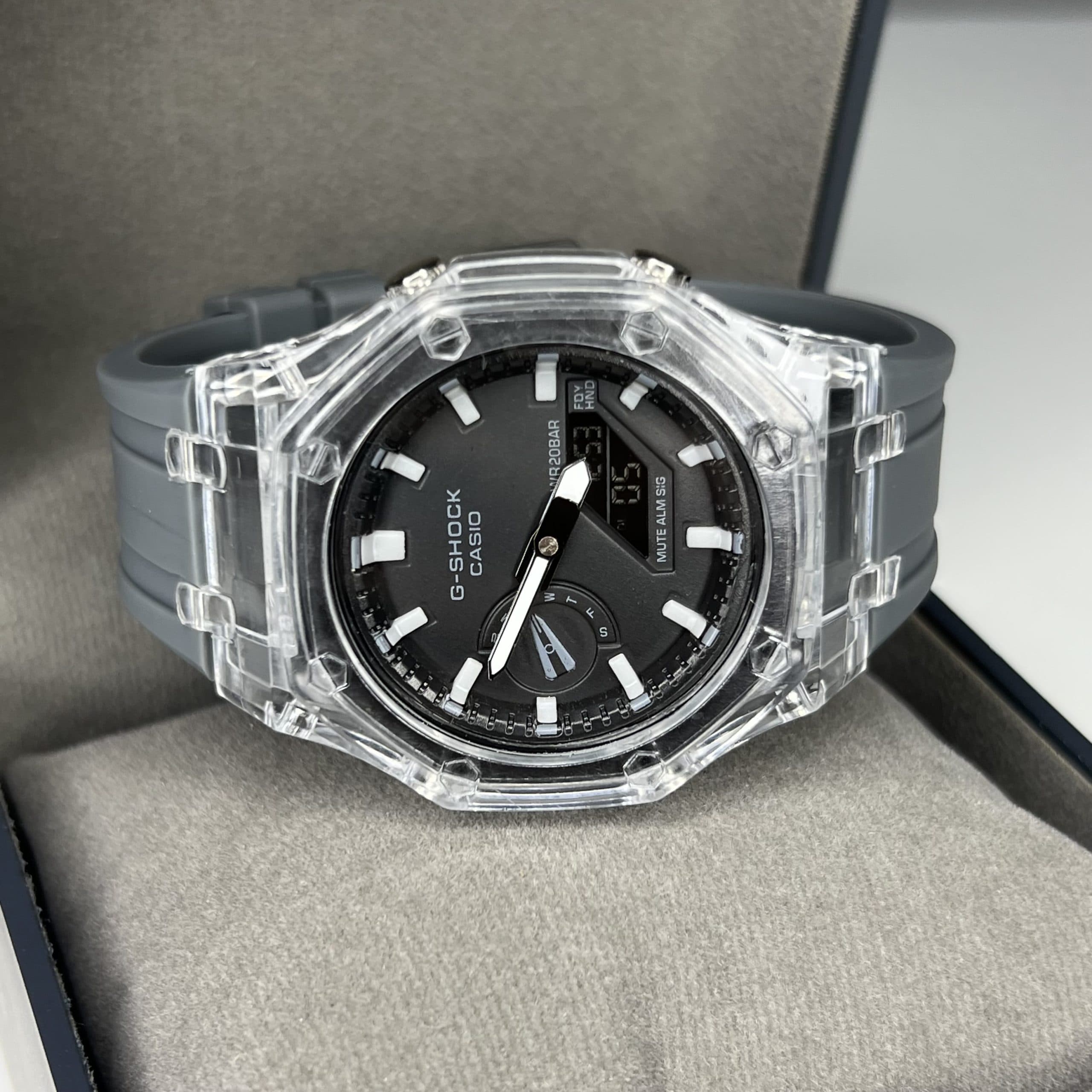 ساعت مچی مردانه کاسیو G_SHOCK پمپی بند رابر — تصویر ۴
