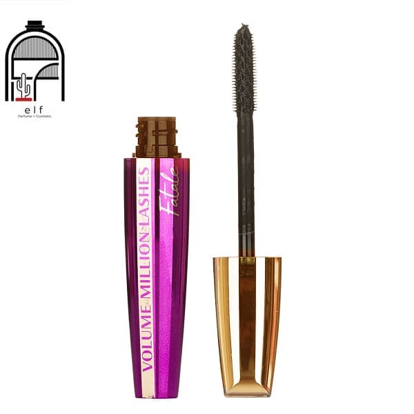 ریمل لورال ولوم میلیون لشز مدل FATALE حجم 9.4 میل LOREAL VOLUME MILLIONS LASHES FATALE MASCARA