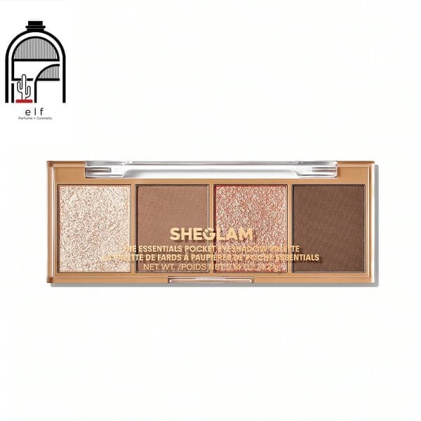 Sheglam Essential Square Eyeshadow Confidentپالت سایه 4رنگ کانفیدنت