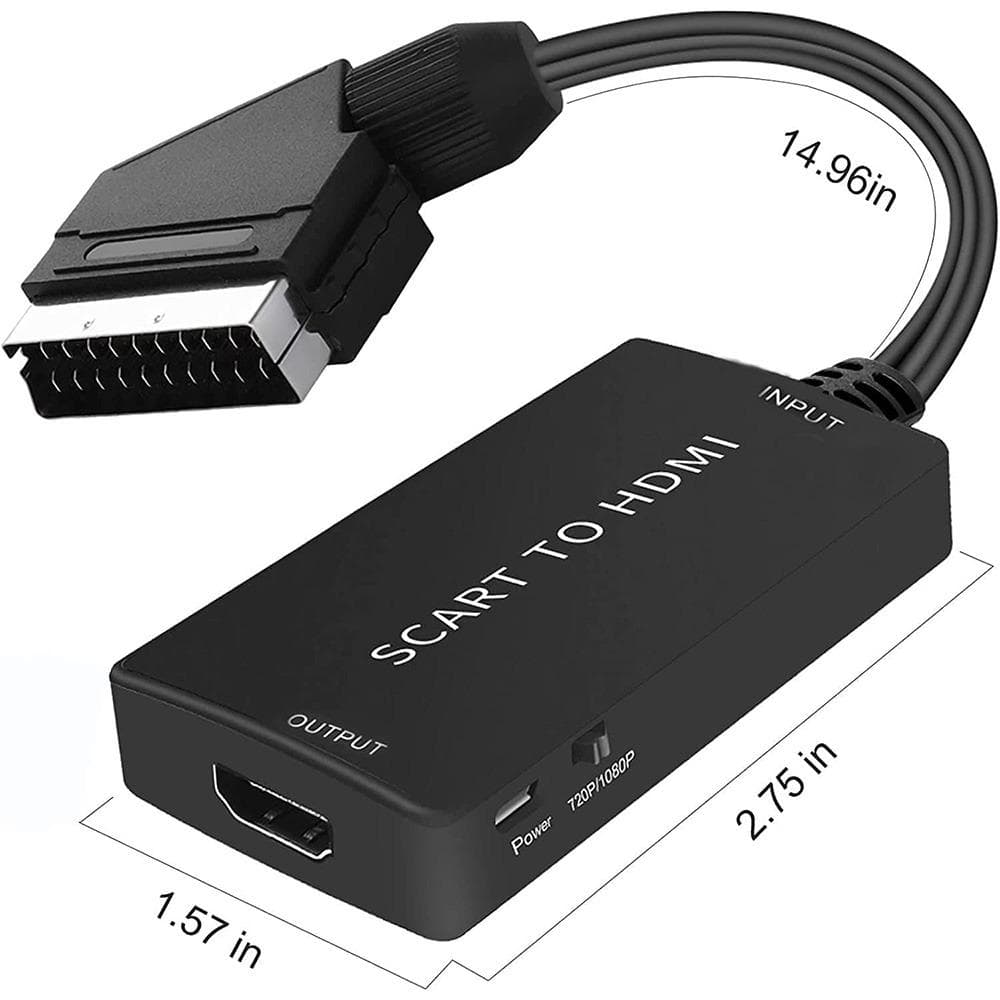 تبدیل SCART به HDMI همراه با کابل HDMI — تصویر ۶