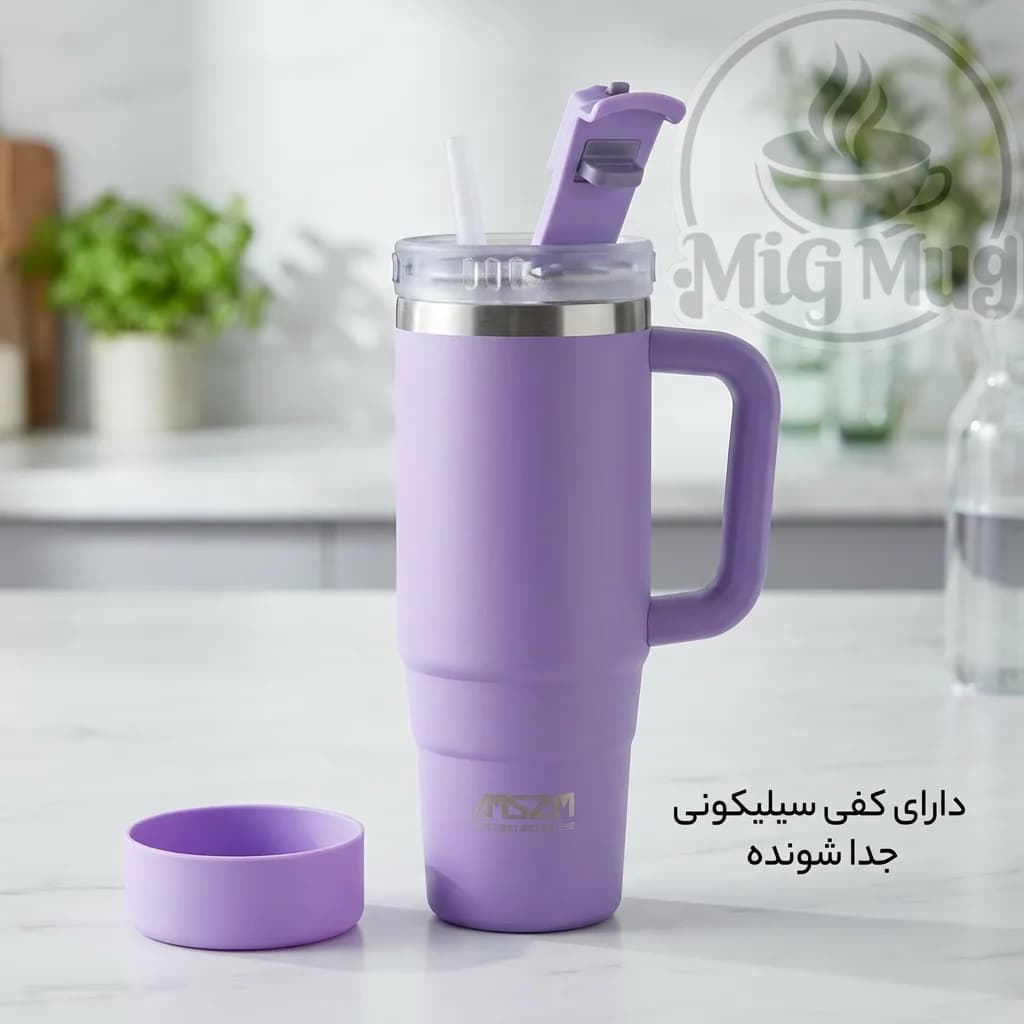 تراول ماگ تامبلر SZM | ظرفیت 900 میل — تصویر ۴