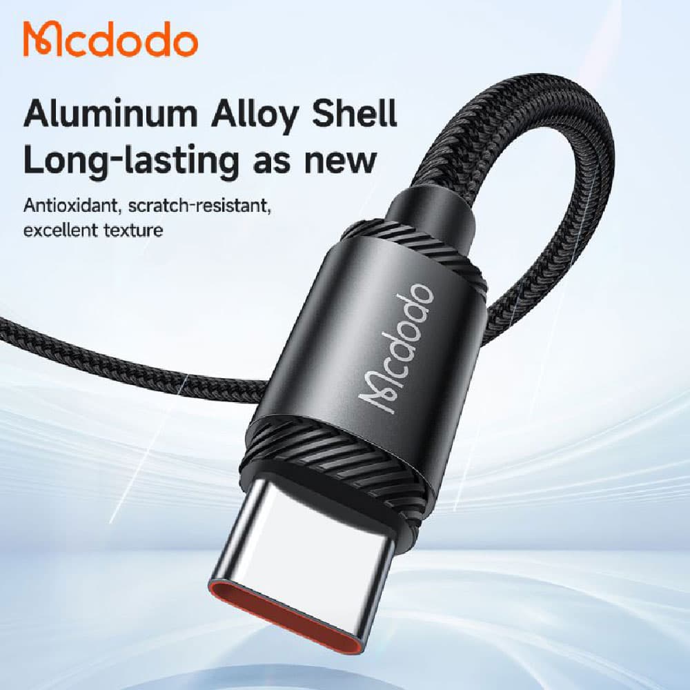 کابل شارژ سریع تایپ سی به تایپ سی 240 واتی مک دودو مدل MCDODO CA-3681 طول 2متر — تصویر ۲