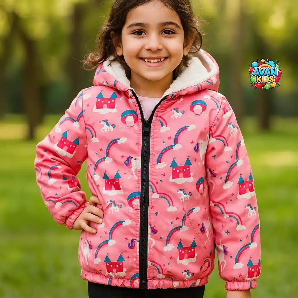 کاپشن بچه گانه یونیکورن کد 4435