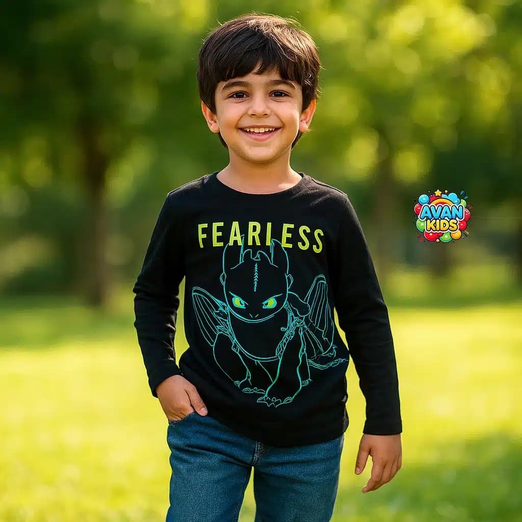 بلوز بچه گانه Dragons کد 4416