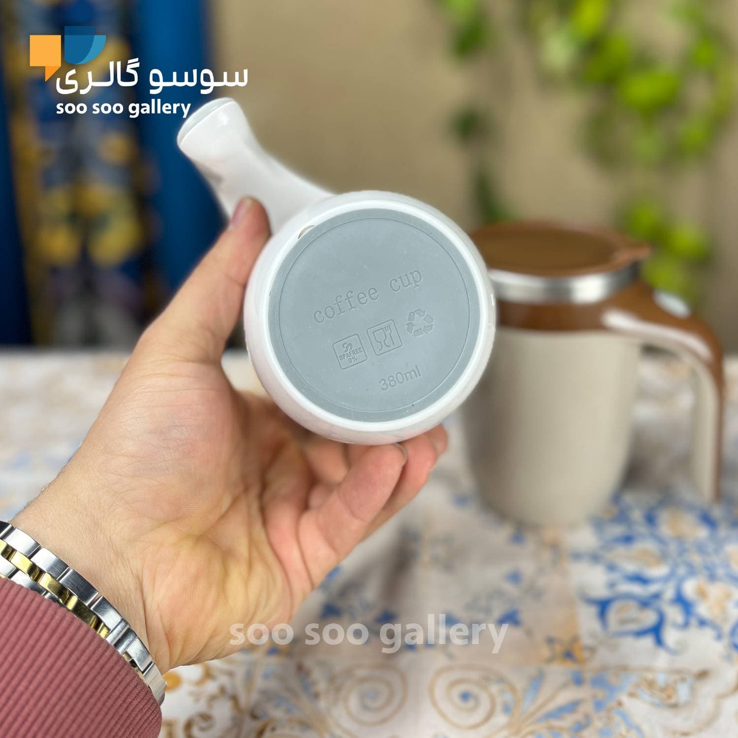 ماگ همزن دار مگنتی (مغناطیسی) — تصویر ۵