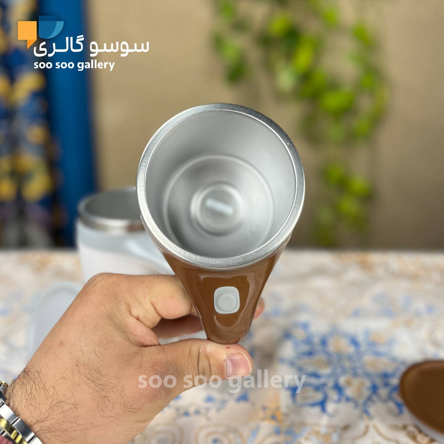 ماگ همزن دار مگنتی (مغناطیسی) — تصویر ۶