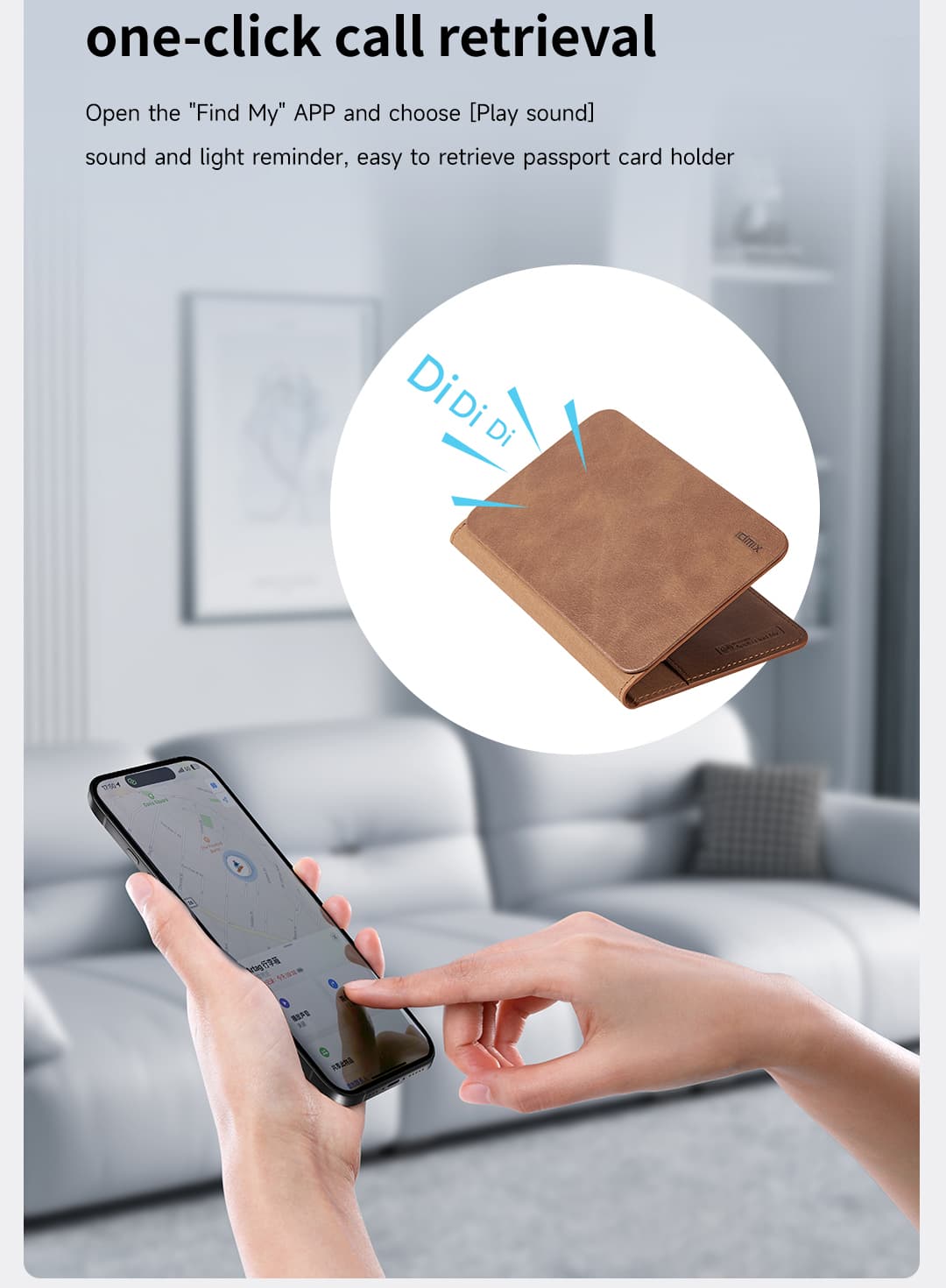 کیف پاسپورت هوشمند چرمی مدل Air Passport (پشتیبانی Find My و MagSafe) | (Idmix Air Passport Air 02 (Find My & MagSafe Support — تصویر ۷