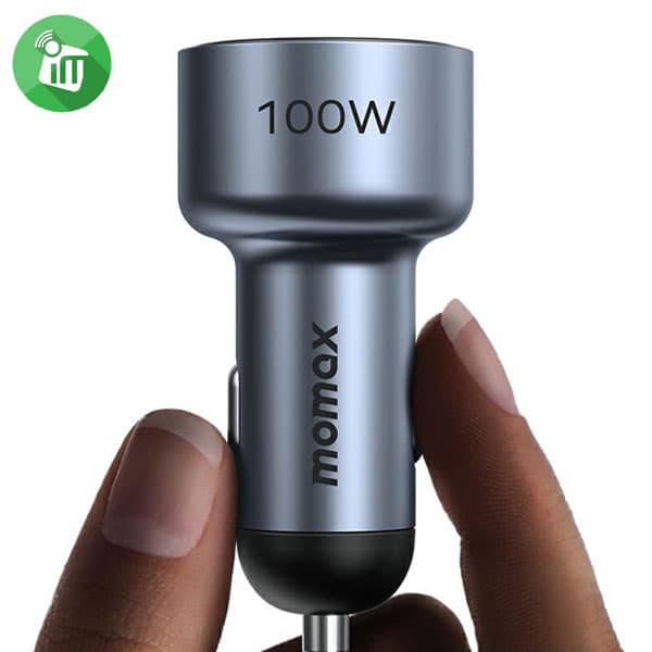 شارژر فندکی ۳ پورت ۱۰۰ وات مومکس | Momax MoVe 100W 3-Port Car Charger UC17 — تصویر ۸