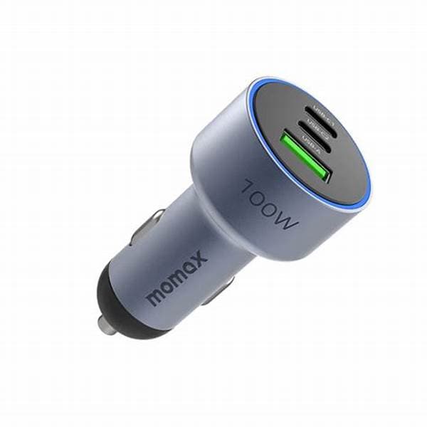 شارژر فندکی ۳ پورت ۱۰۰ وات مومکس | Momax MoVe 100W 3-Port Car Charger UC17