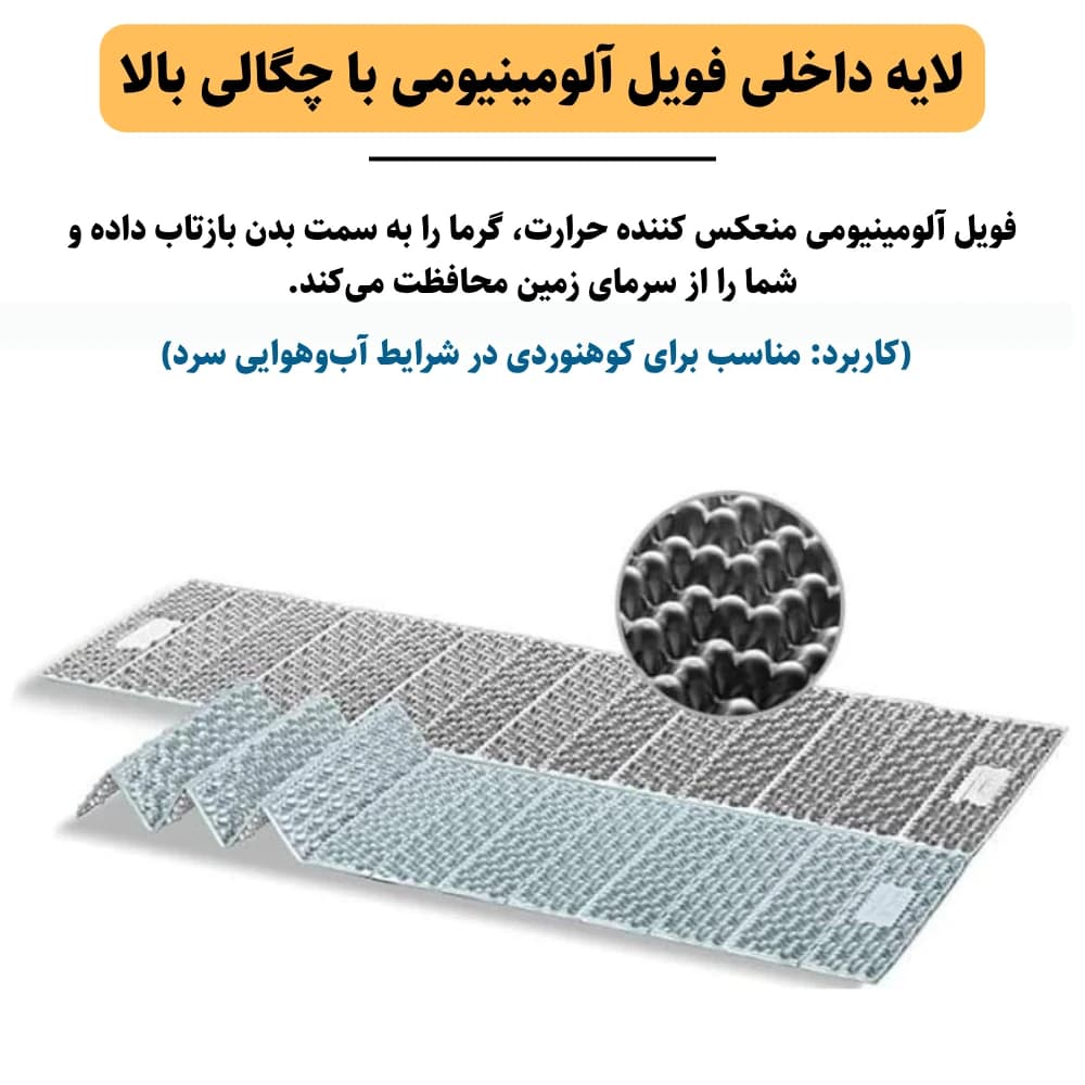 زیرانداز آکاردئونی مونتین اسپرینگ مدل Mountain Spring C3-L — تصویر ۸