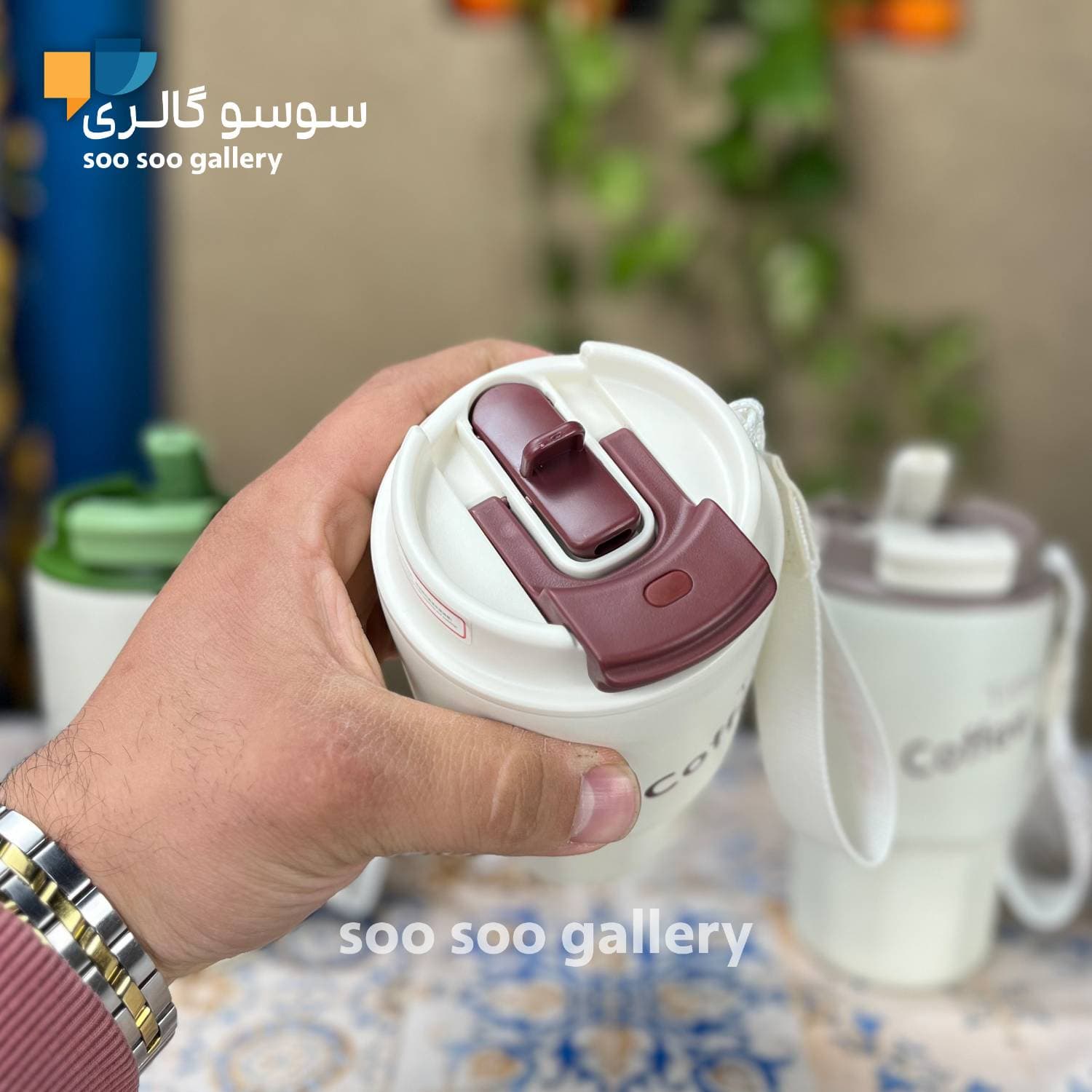تراول ماگ کافی تایم دو حالته 450 میلی لیتر — تصویر ۵