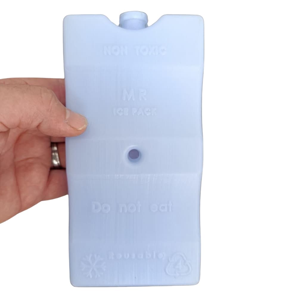 یخ خشک (آیس پک) ۴۰۰ گرمی Mr. Ice Pack، کوچک، کاربردی، چندبار مصرف برای دارو و غذا — تصویر ۶