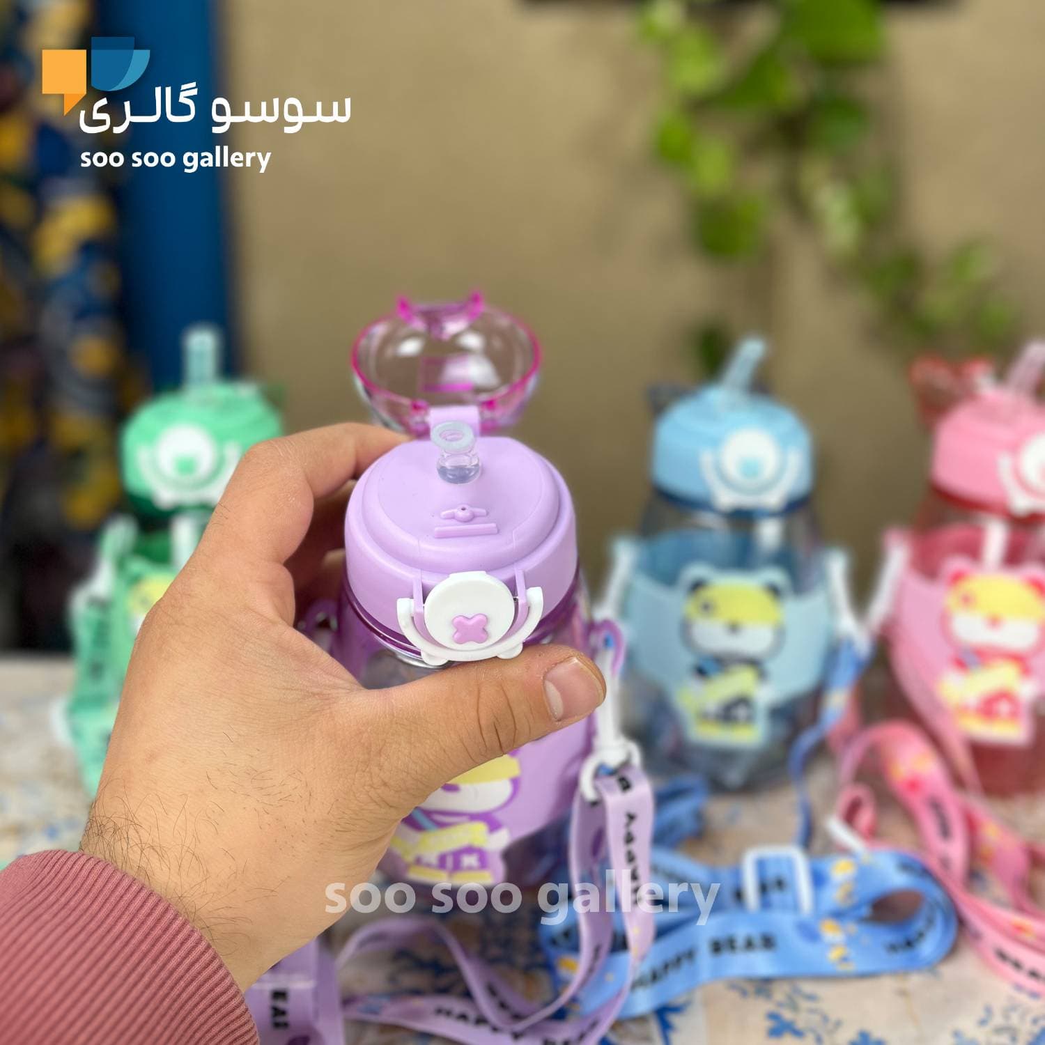 قمقمه کودک خرس اسکیت باز 500 میلی لیتر — تصویر ۵