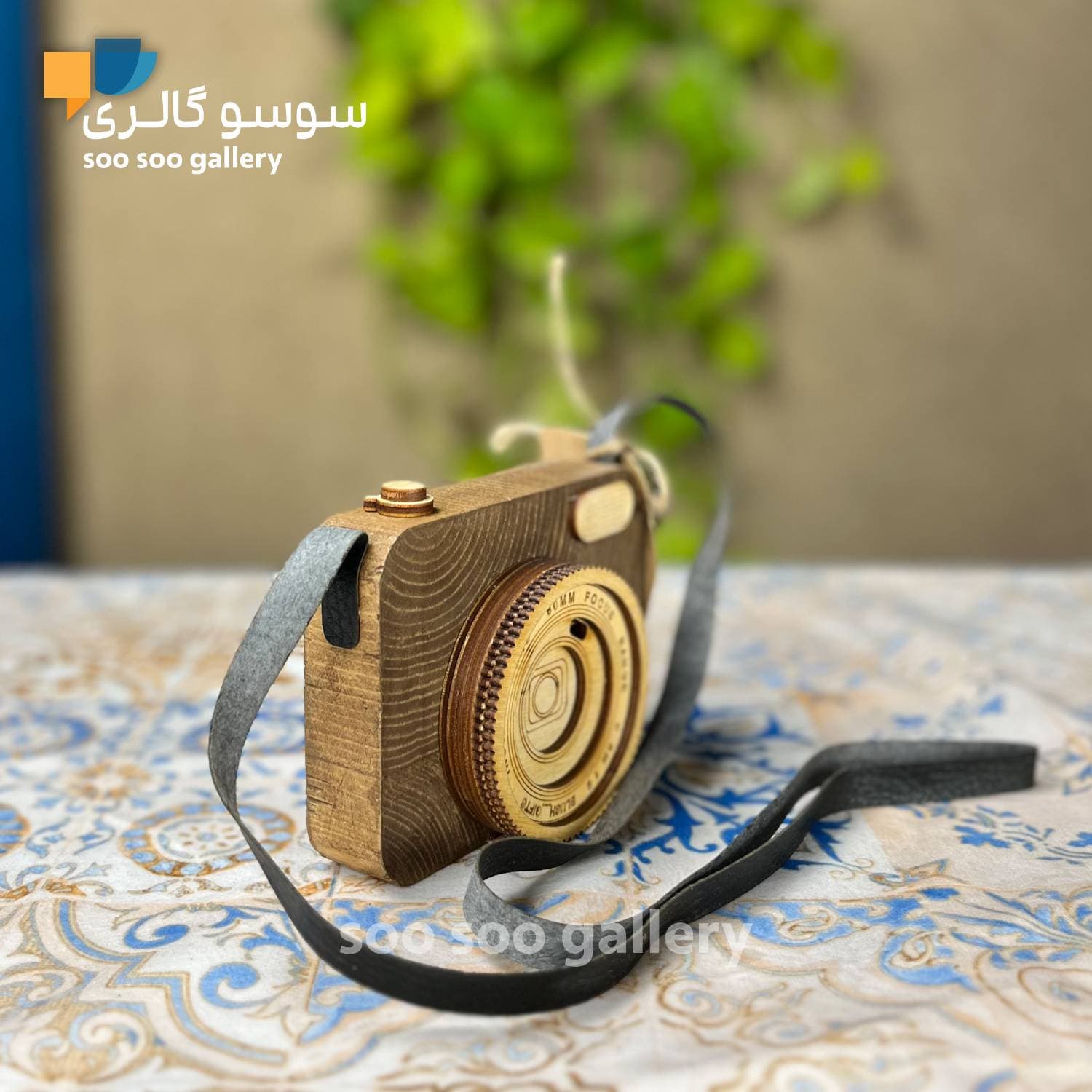 ماکت دوربین عکاسی چوبی دکوراتیو — تصویر ۲
