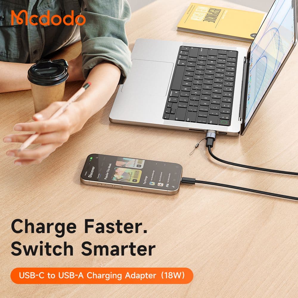 تبدیل پورت تایپ سی USB-C به 3.0 USB-A ورژن 3.0 مک دودو MCDODO OT-7580 — تصویر ۷