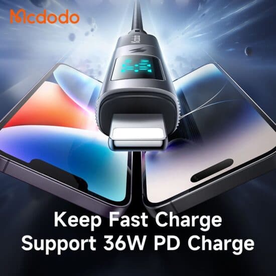 تبدیل پورت تایپ سی به لایتنینگ مک دودو MCDODO OT-6100 — تصویر ۶
