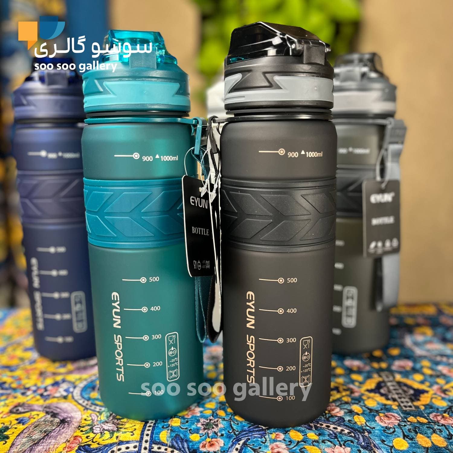 قمقمه باشگاهی H2O برند ایون 1 لیتری — تصویر ۴