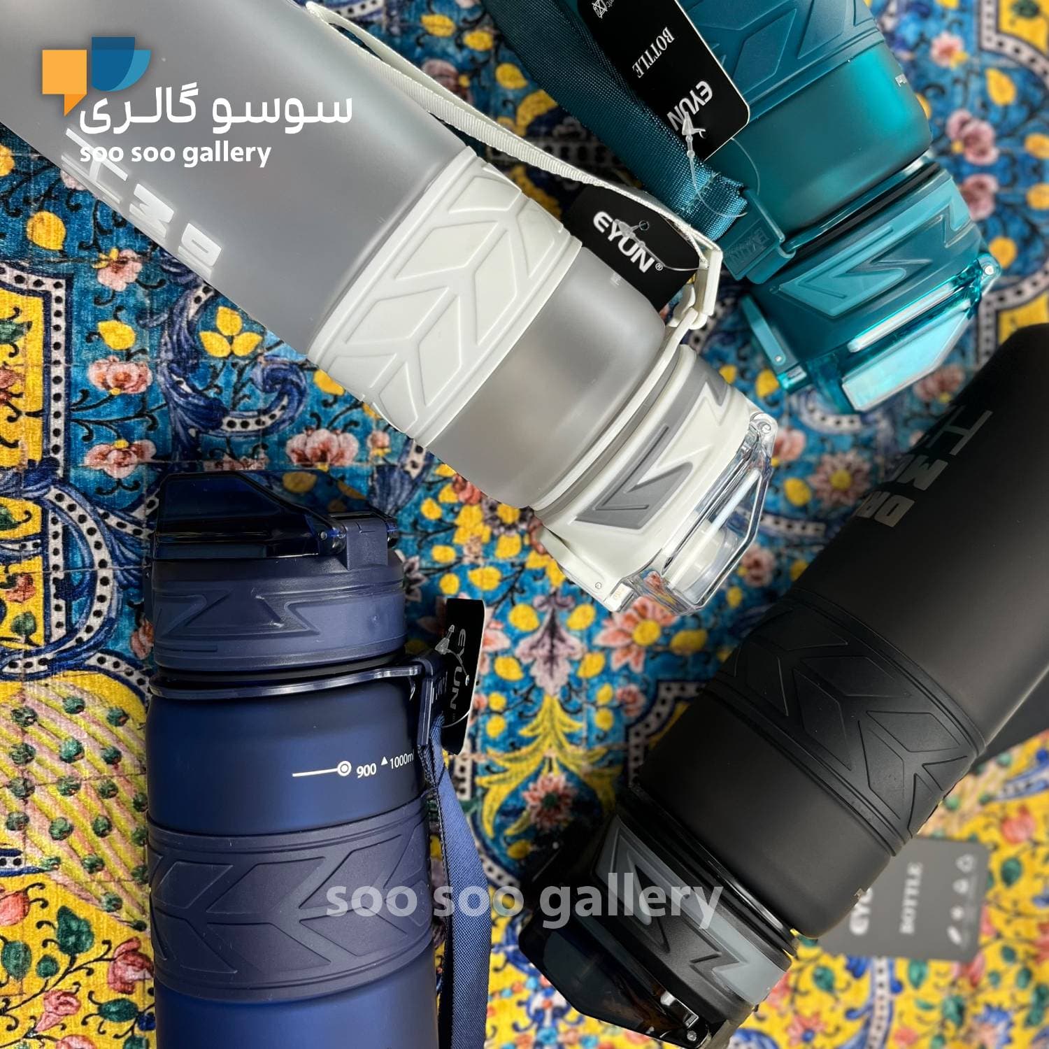 قمقمه باشگاهی H2O برند ایون 1 لیتری — تصویر ۵