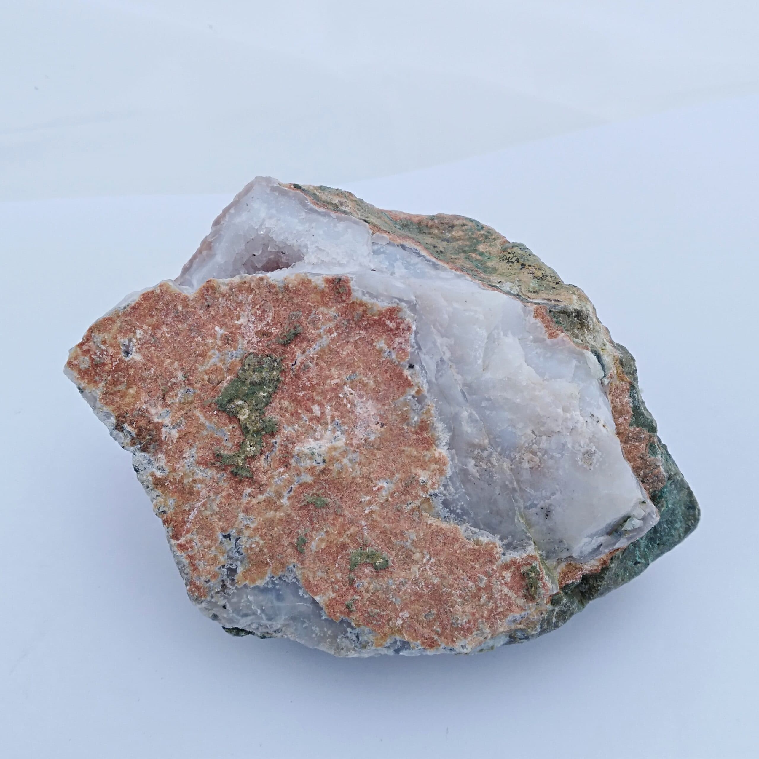 سنگ راف ترکیبی آمتیست و عقیق کد kh014 — تصویر ۳