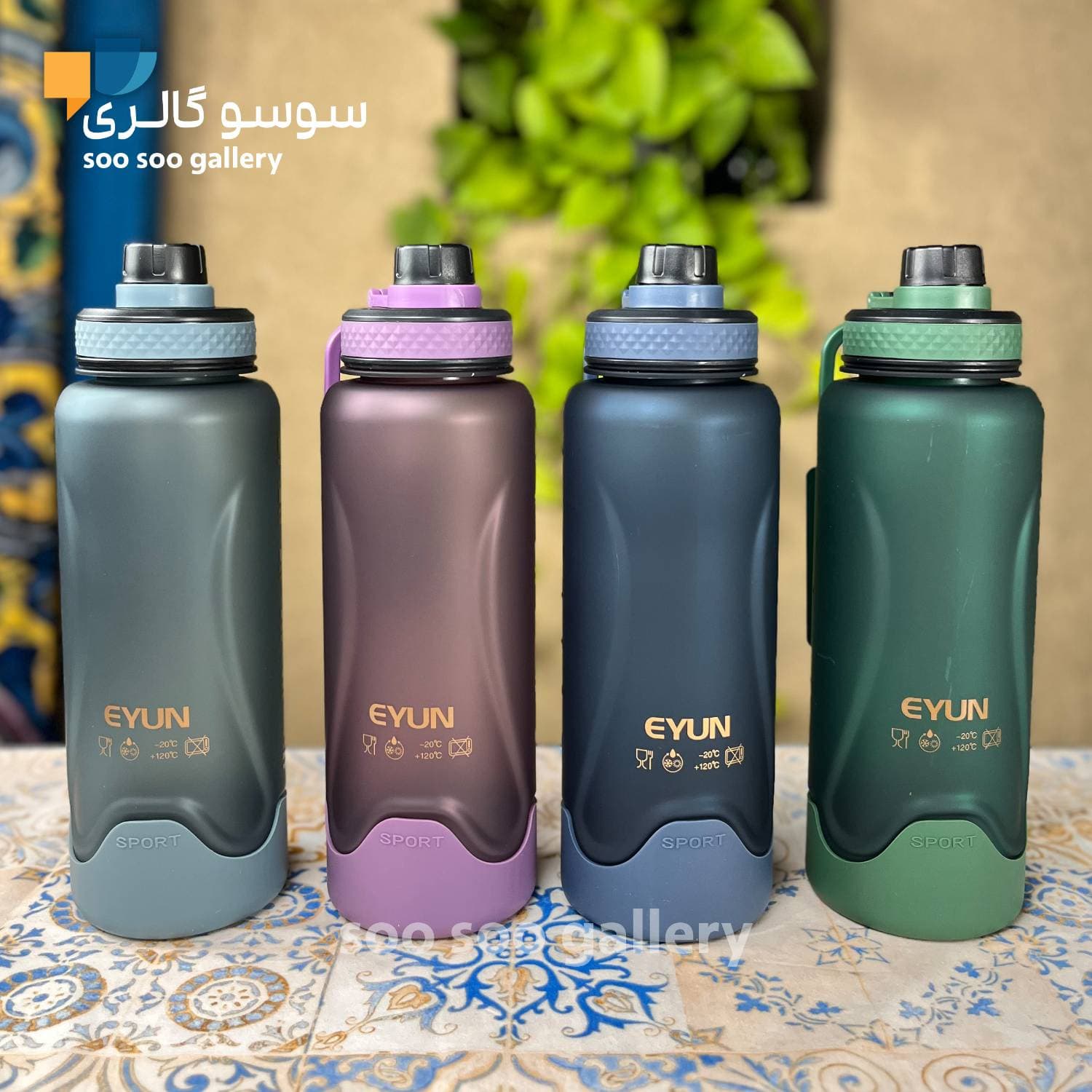 قمقمه باشگاهی زیر سیلیکونی برند ایون ا لیتر — تصویر ۴