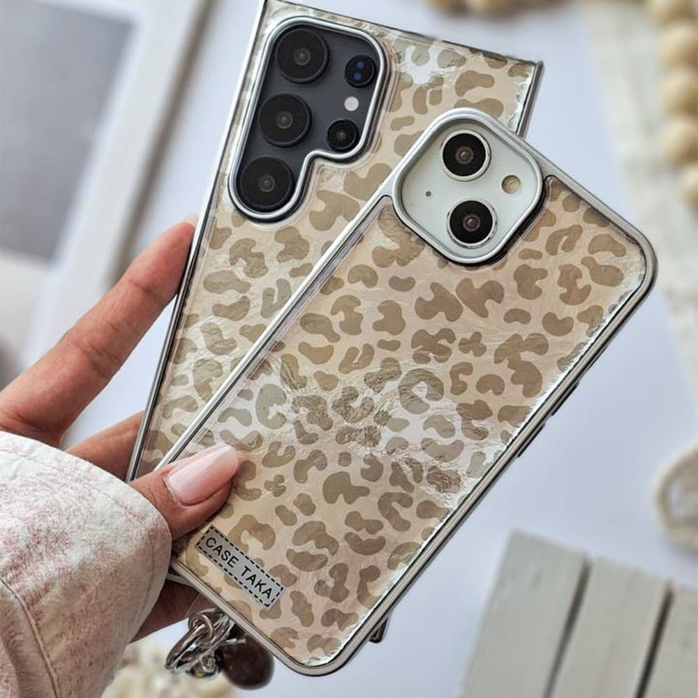 قاب Gray Leopard همراه با آویز قلب کد LX مناسب برای گوشی موبایل سامسونگ گلکسی Samsung Galaxy A12 / A13 / A15 / A16 / A17 / A32 4G / A35 / A36 / A50 / A50S / A51 / A52 / A52S / A54 / A55 / A56 / S20 FE — تصویر ۴