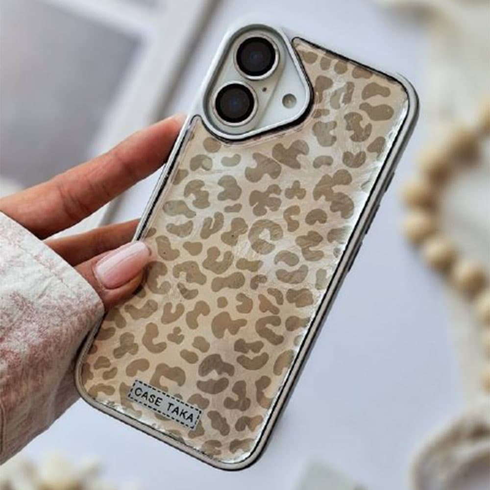 قاب Gray Leopard همراه با آویز قلب کد LX مناسب برای گوشی موبایل سامسونگ گلکسی Samsung Galaxy A12 / A13 / A15 / A16 / A17 / A32 4G / A35 / A36 / A50 / A50S / A51 / A52 / A52S / A54 / A55 / A56 / S20 FE