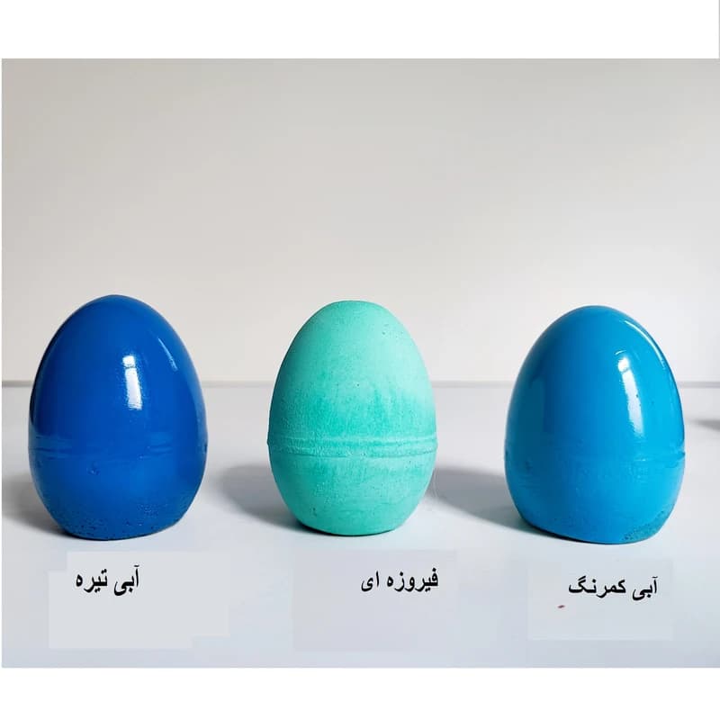 تخم مرغ سفالی رنگی بسته 6 عددی — تصویر ۳