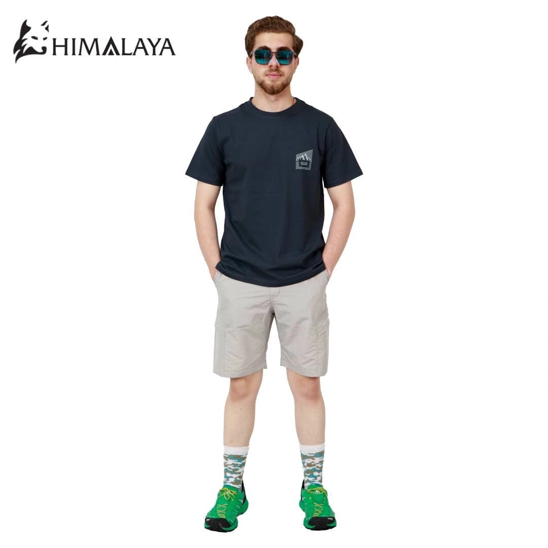 تیشرت پنبه‌ای مردانه هیمالیا مدل CM21، طرح Lets Go Camping — تصویر ۲