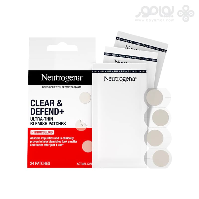 پچ ضد جوش نوتروژینا مدل CLEAR & DEFEND بسته 24 عددی — تصویر ۳