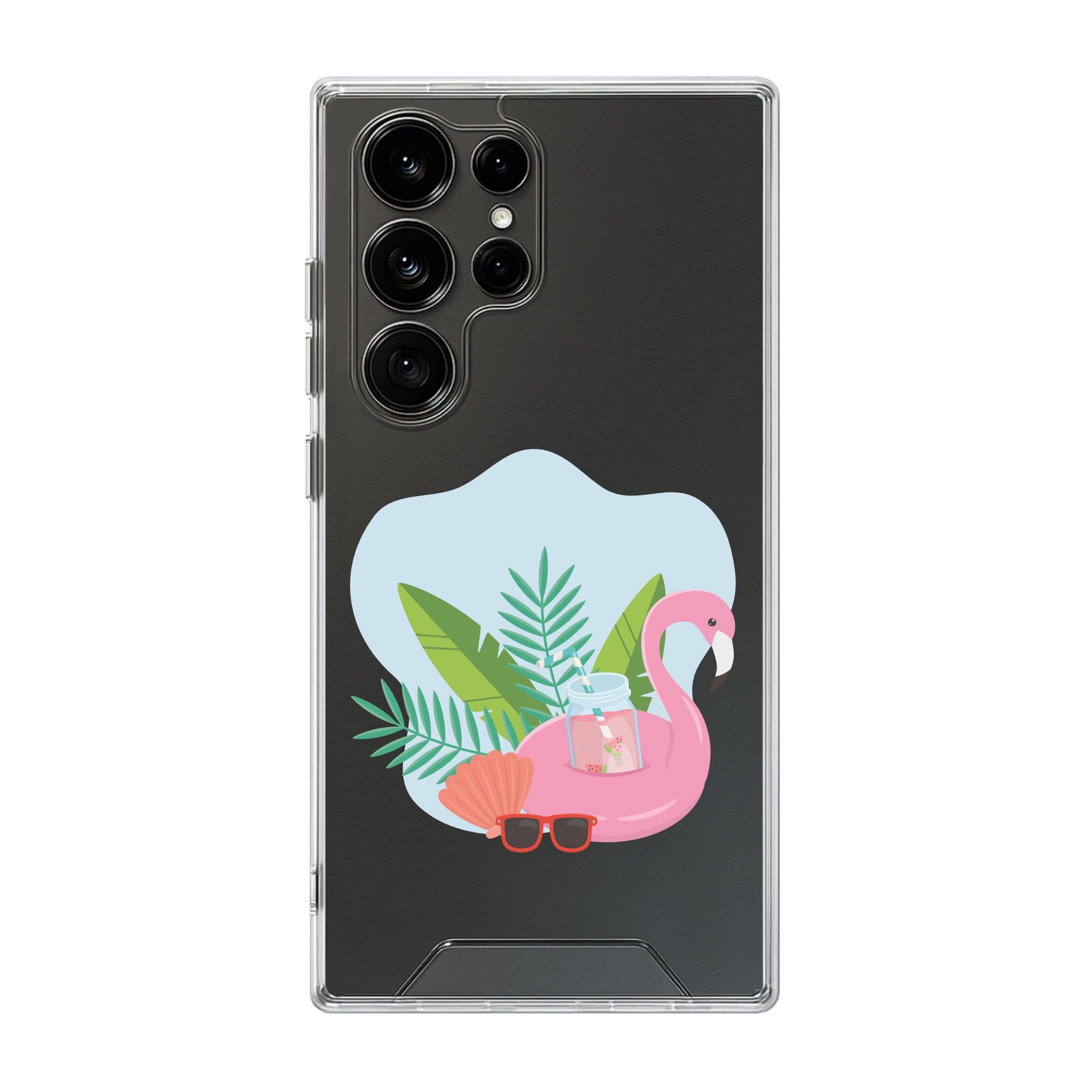 قاب شفاف چاپی طرح فلامینگو مدل Flamingo کد T0038 مناسب برای گوشی موبایل سامسونگ گلکسی Samsung Galaxy A02S/A03/A03S/A03 Core/A04/A04S/A05/A05S/A06/A07/A10/A10S/A11/A12/A13/A14/A15/A16/A17/A20/A20S/A21S