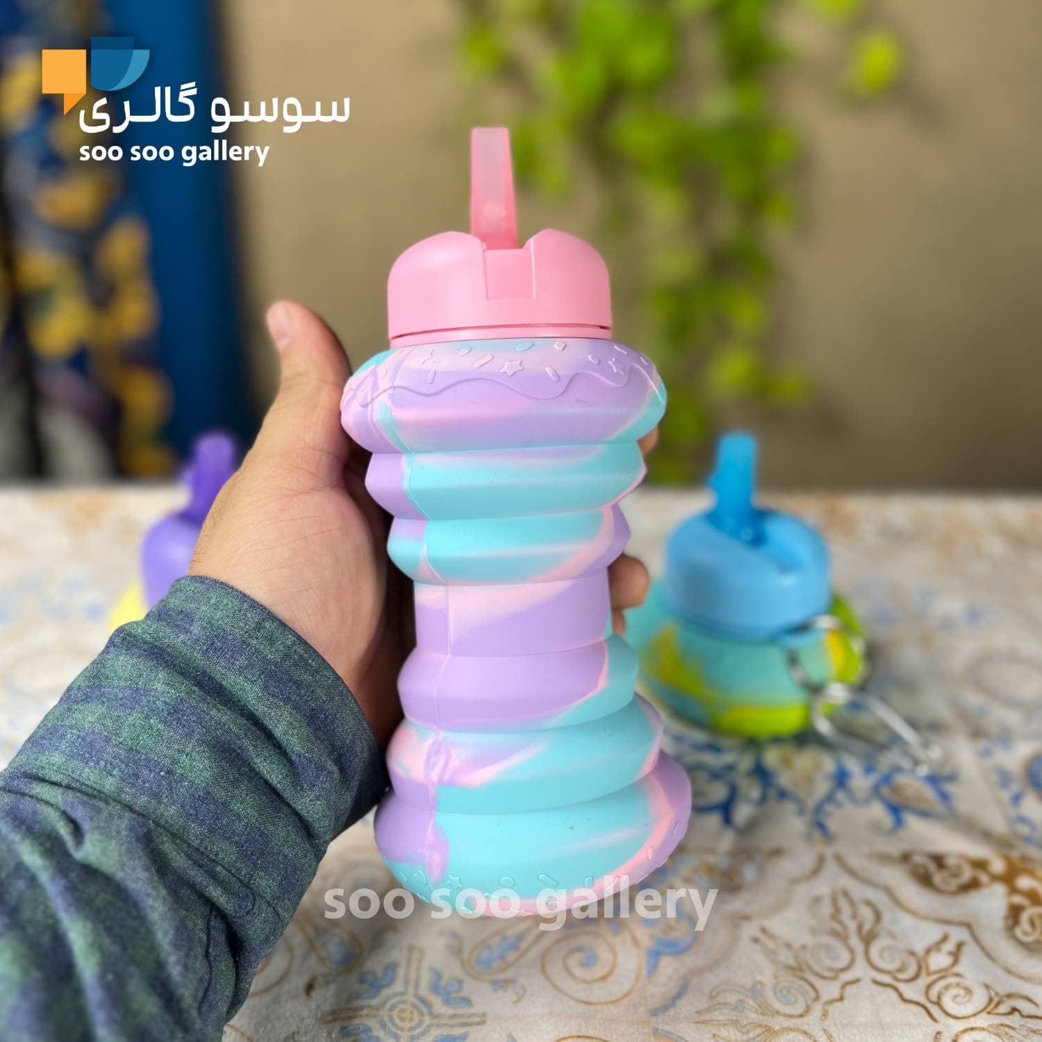 قمقمه تاشو سفینه فضایی حجم 600 میلی لیتر — تصویر ۵